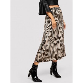 Zebra Print Skirt