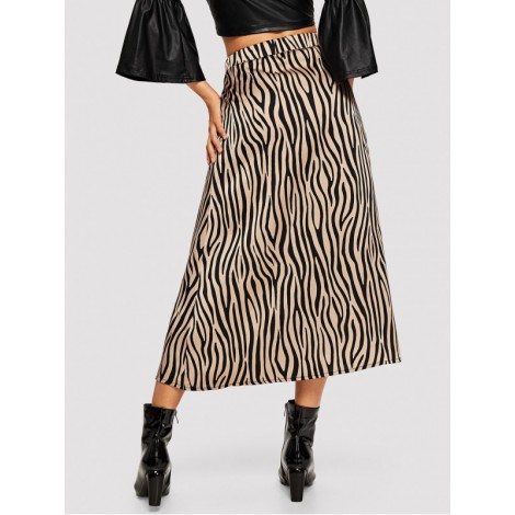 Zebra Print Skirt