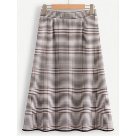 Glen Plaid Skirt