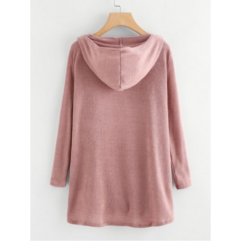 Dolman Sleeve Ribbed Jumper