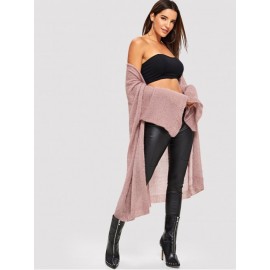 Trumpet Sleeve Longline Cardigan