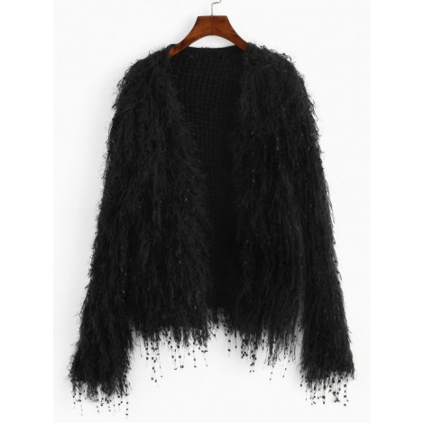 Faux Fur Cardigan